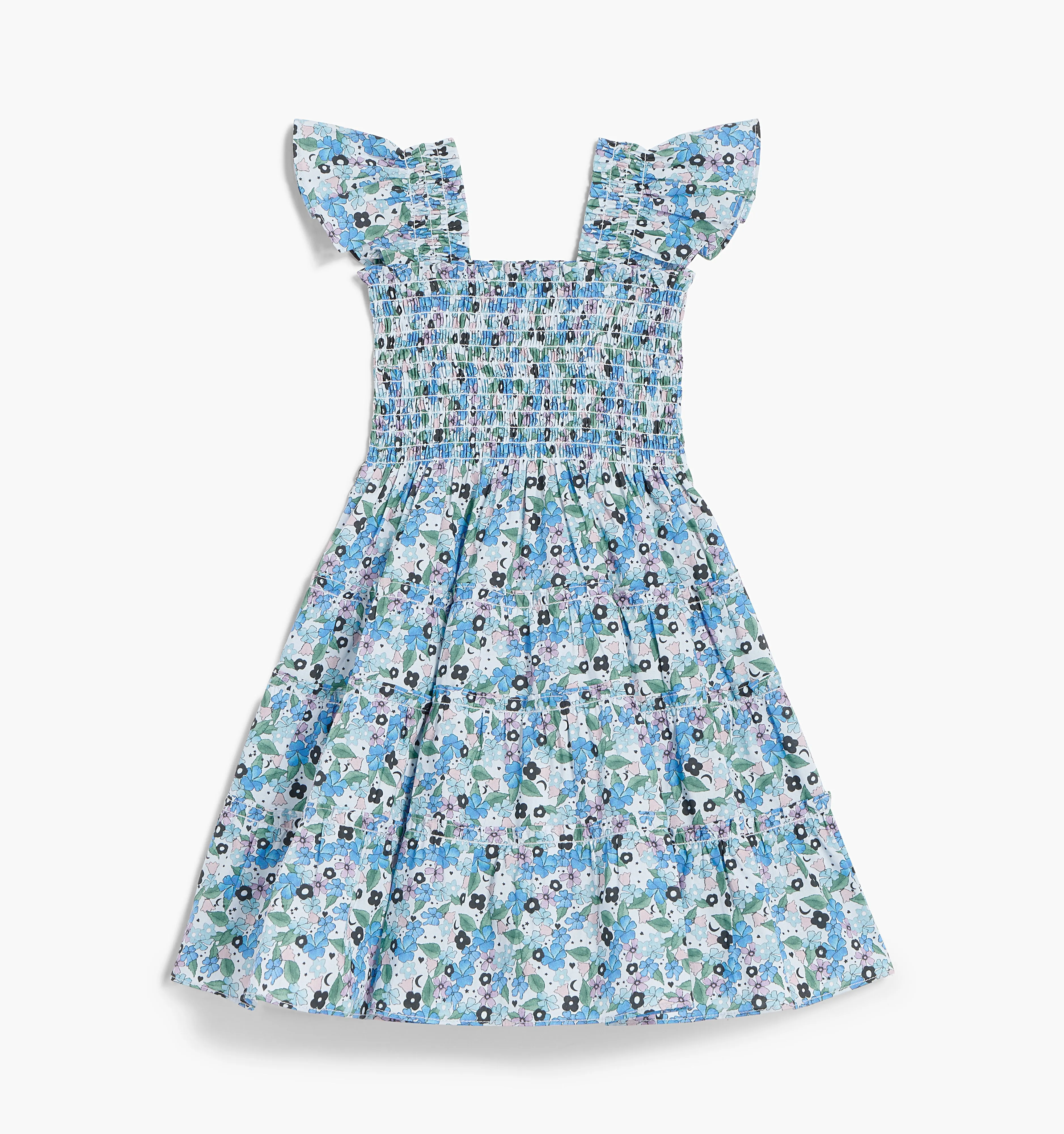 The Artist's Edition Tiny Ellie Nap Dress - Beflowered Charms Cotton