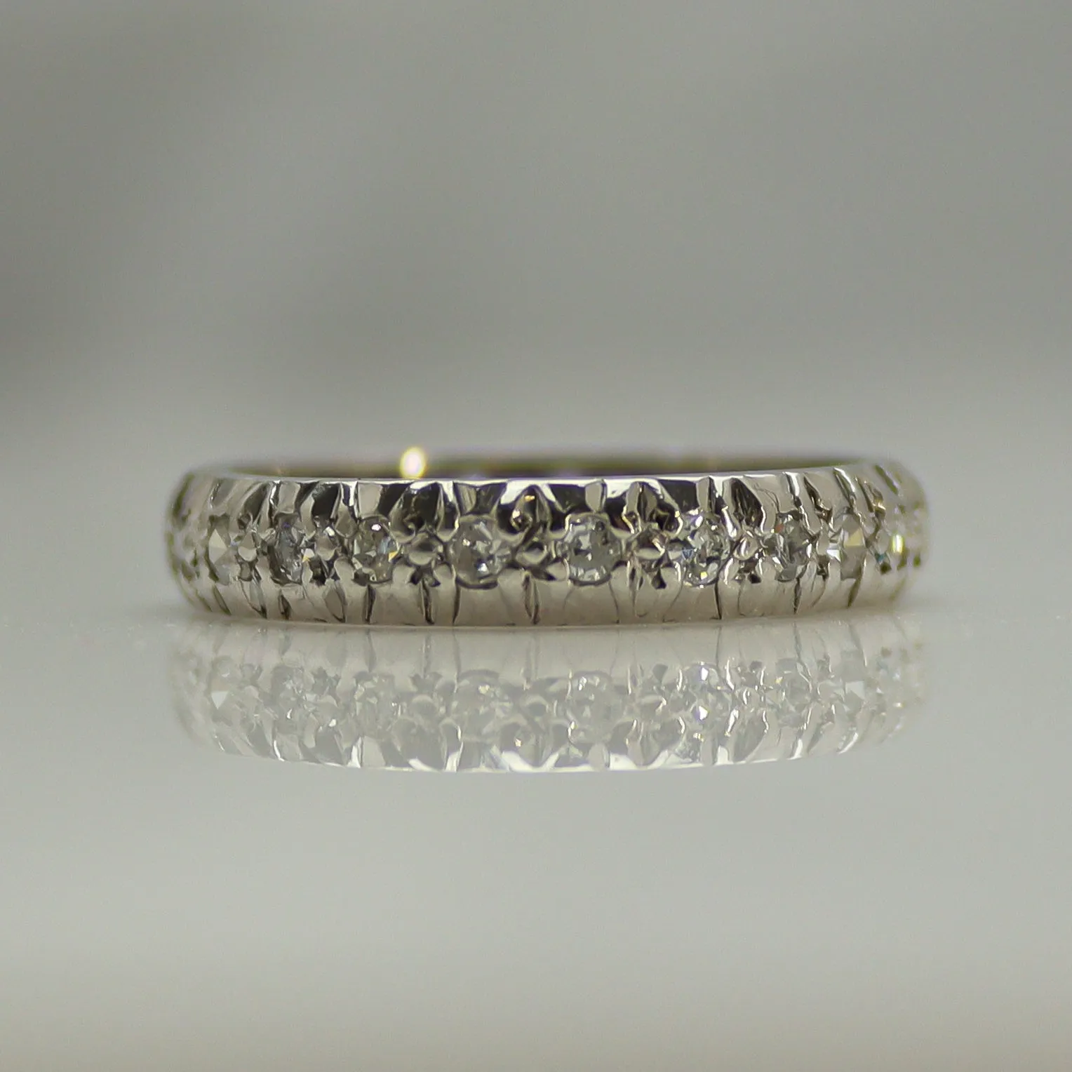 Vintage Diamond Eternity Ring